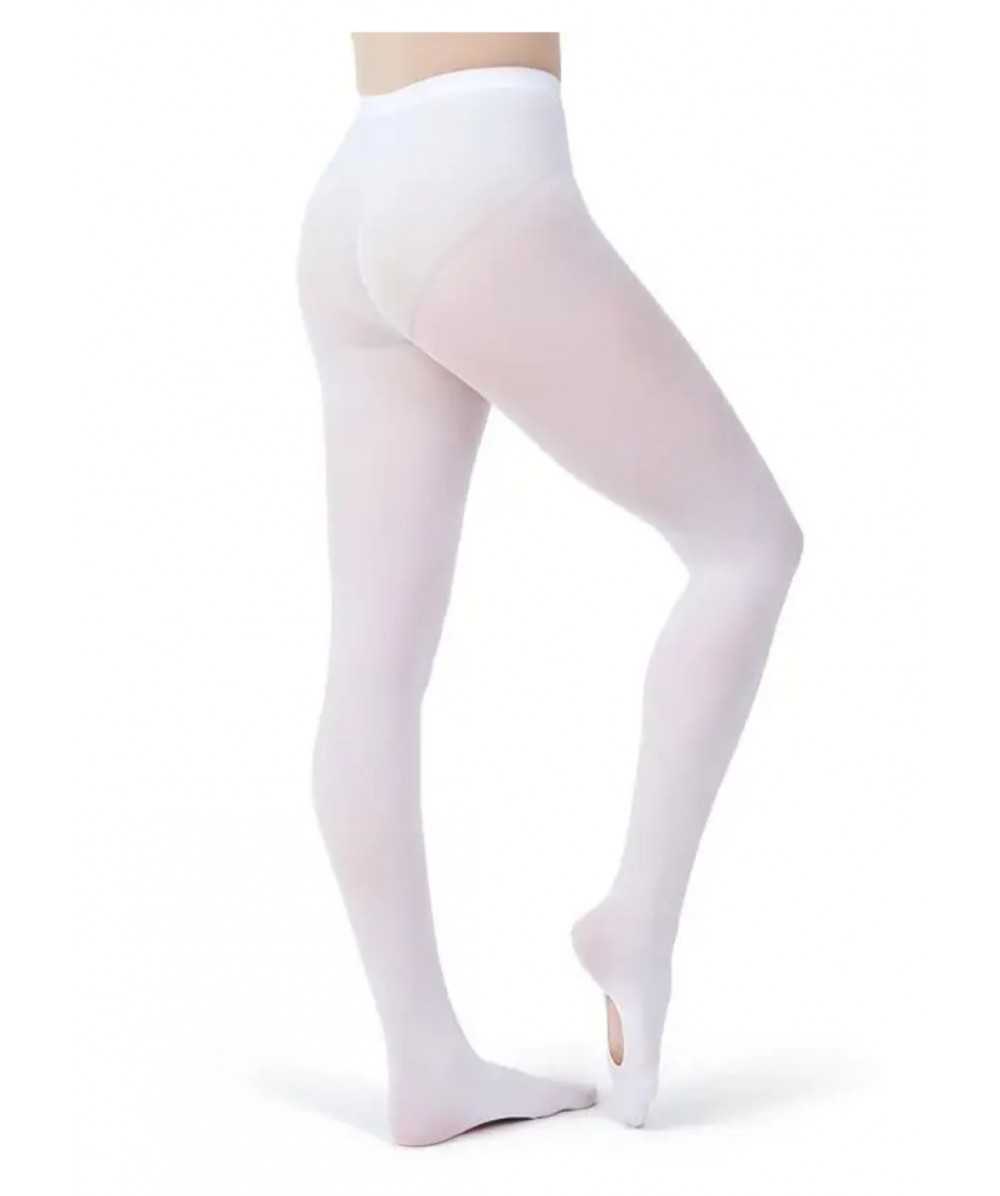 Soudittur Collants de Danse Classique Convertible pour Filles/Femmes  Collants Ballet pour Enfant Uniforme Scolaire Opaque Blanc, Rose, Noir  (Blanc, XS (3-5 ans, 100-110 cm)) : : Mode